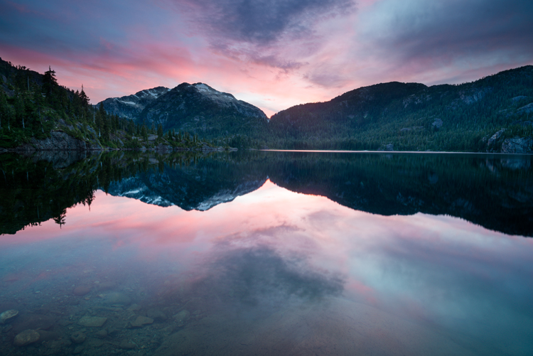 Bedwell Lake Sunset