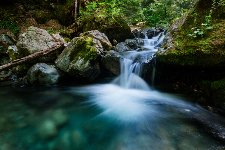 Alpine waterfall